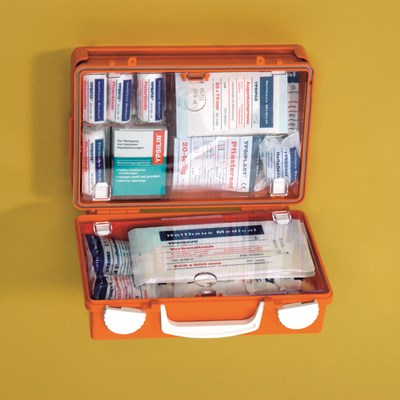 Erste-Hilfe-Koffer QUICK, leer 26 x 17 x 11 cm leer grn